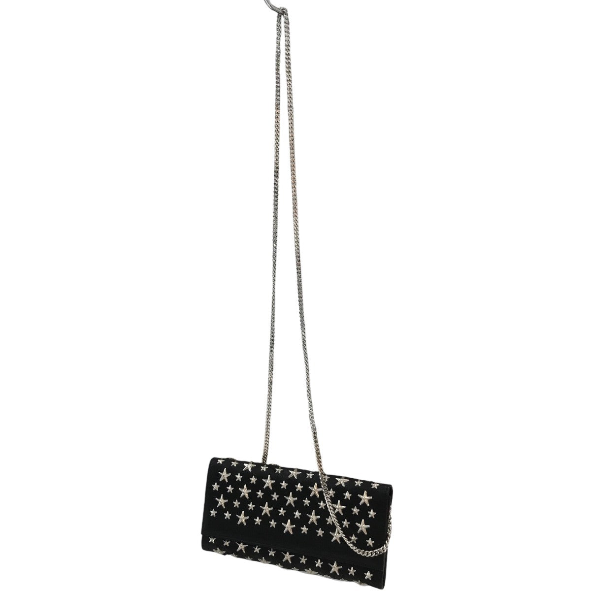 JIMMY CHOO チェーンショルダーウォレット 古着・中古-1枚目のアイテム画像