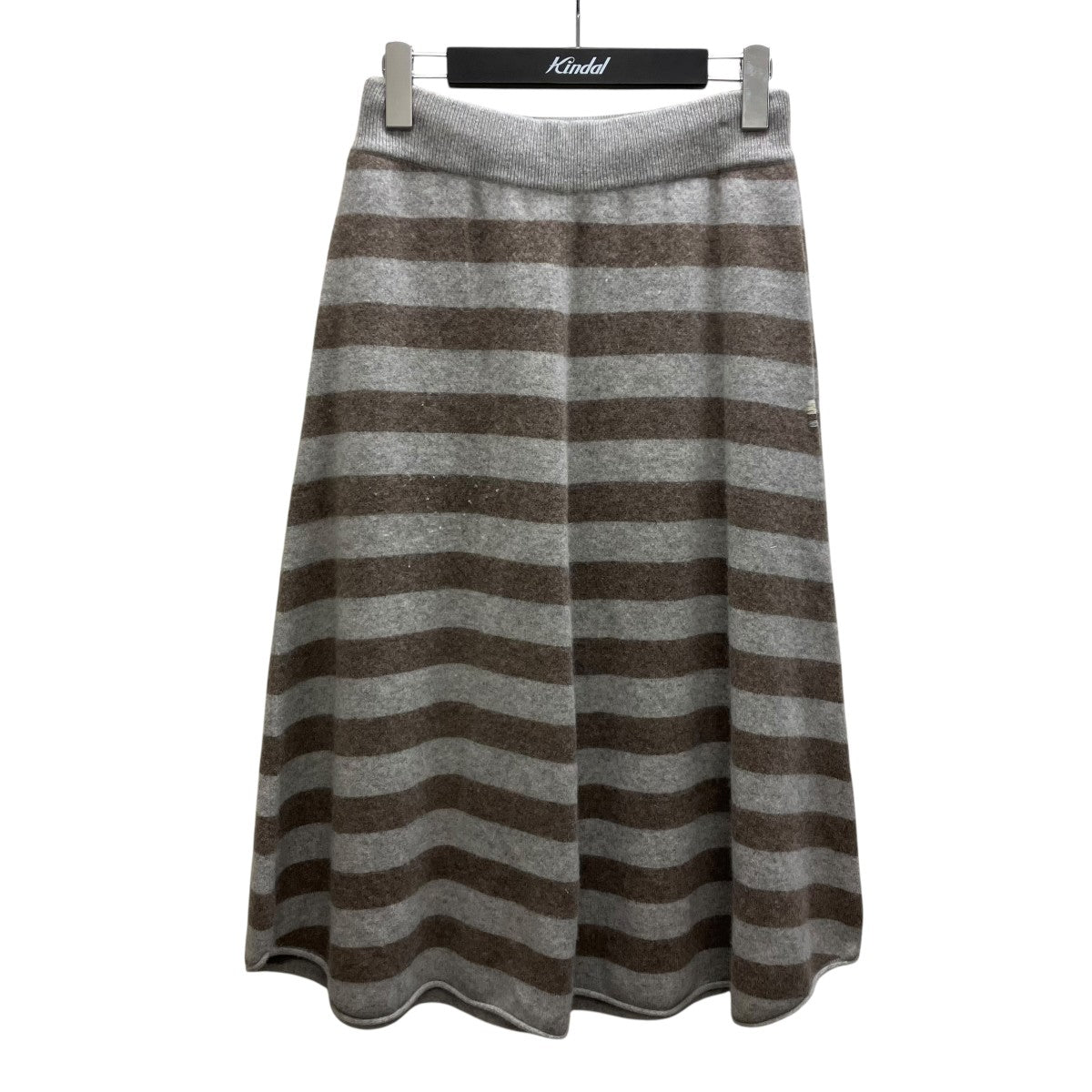 Ron Herman×extreme cashmere ボーダーニットスカート 古着・中古-1枚目のアイテム画像
