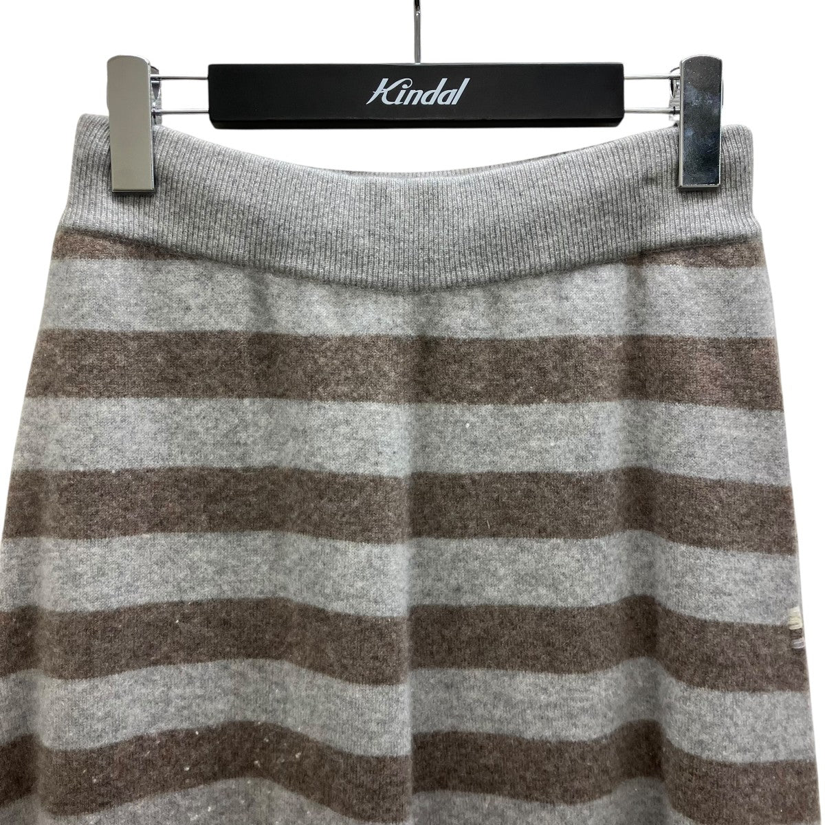 Ron Herman×extreme cashmere ボーダーニットスカート 古着・中古-2枚目のアイテム画像