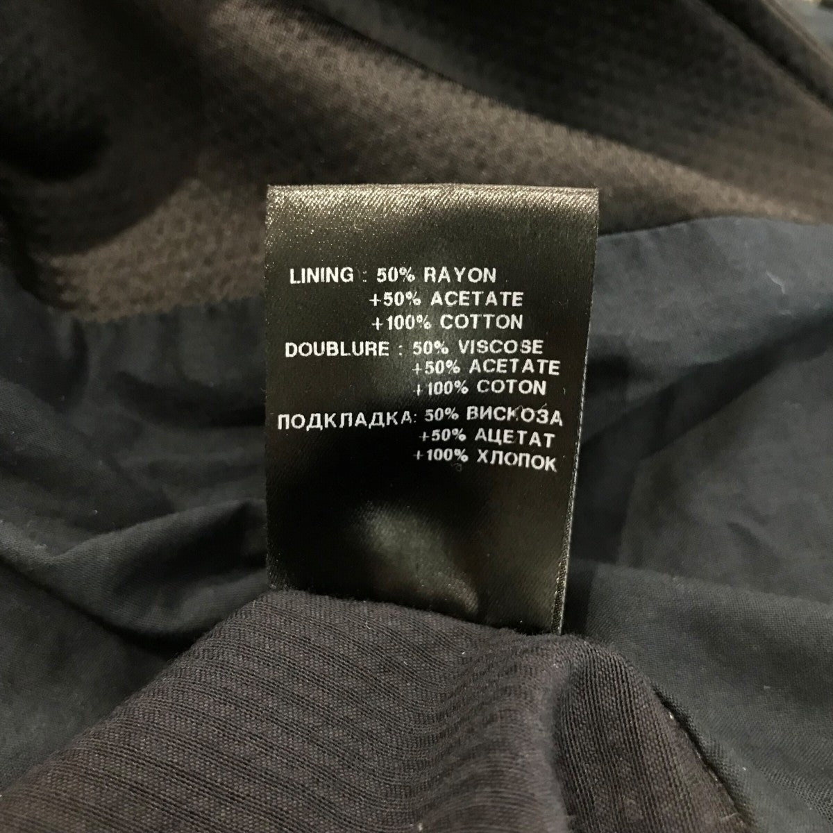 ANN DEMEULEMEESTER サテンテーラードジャケット 古着・中古-8枚目のアイテム画像