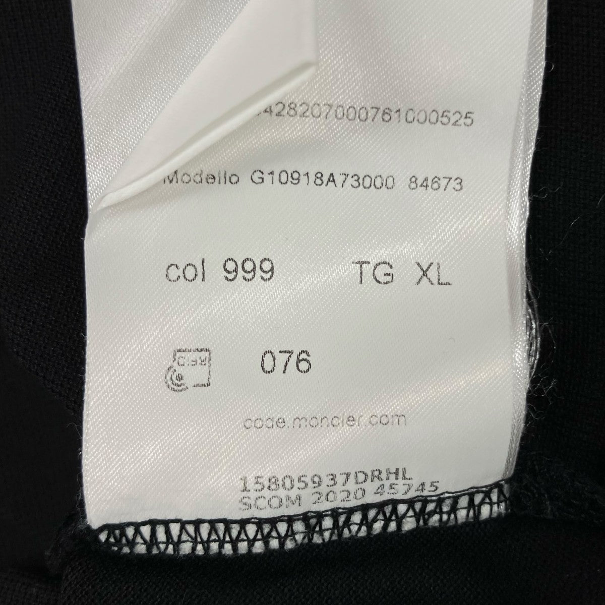 MONCLER ポロシャツG10918A73000 古着・中古-6枚目のアイテム画像