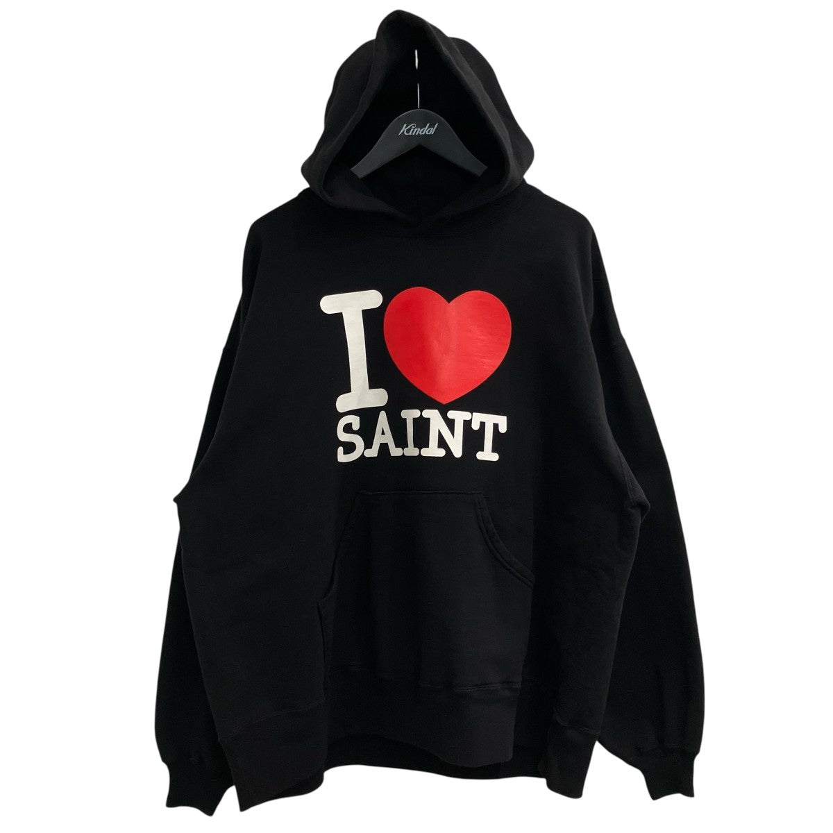 SAINT MICHAEL 「HOODIE I LOVE SAINT」プルオーバーパーカーSM MK8 0000 057 古着・中古-1枚目のアイテム画像