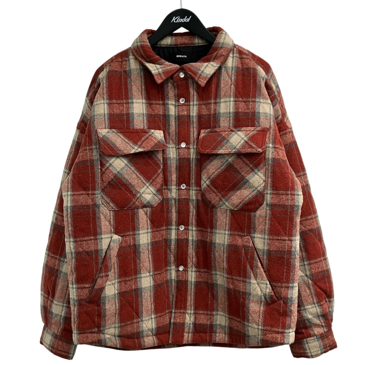 25FW「QUILTING CHECK SHIRT」キルティングチェックシャツBR25AW S2003