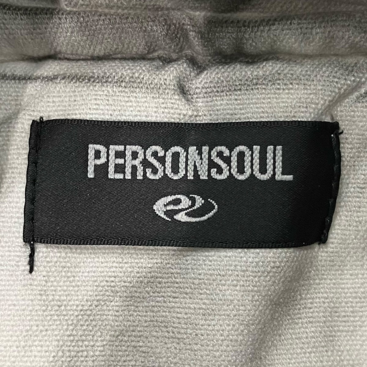 PERSONSOUL 「HANDBRUSHEDDIRTYCOTTON JACKET」ジップアップフーデッドジャケット 古着・中古-5枚目のアイテム画像