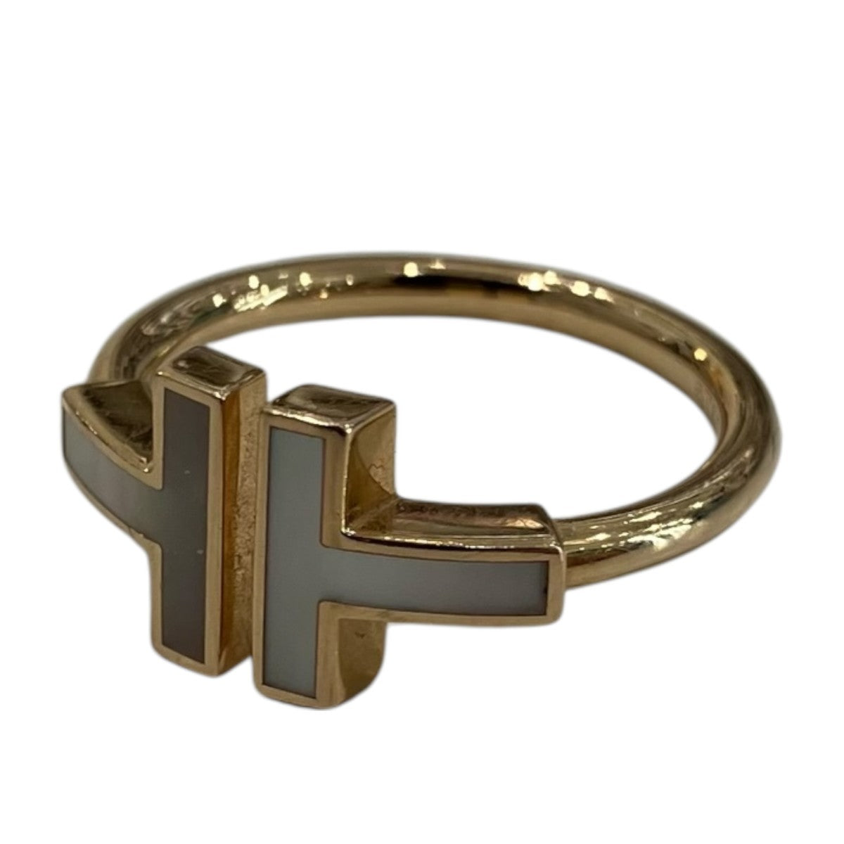 「Tワイヤー ホワイトシェルリング」リング