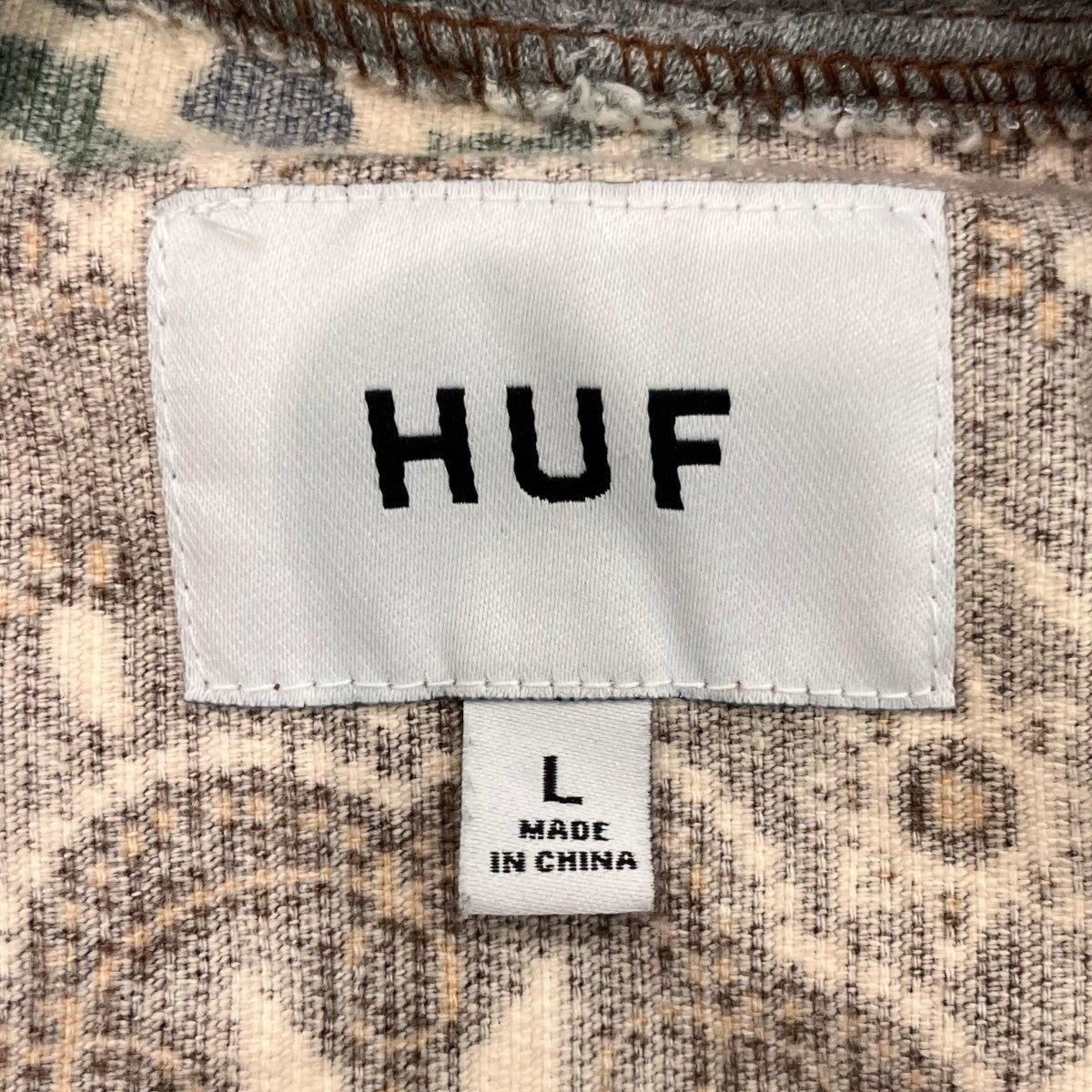 HUF 「PATCHWORK CORD HOODED JACKET」フード付きコーデュロイシャツジャケットWJK0028 古着・中古-5枚目のアイテム画像