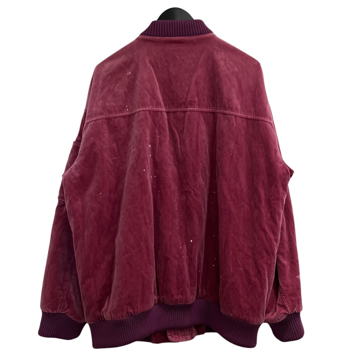 「Oversized Zip Bomber」ユーズド加工ボンバージャケットS75AM0900 S54788