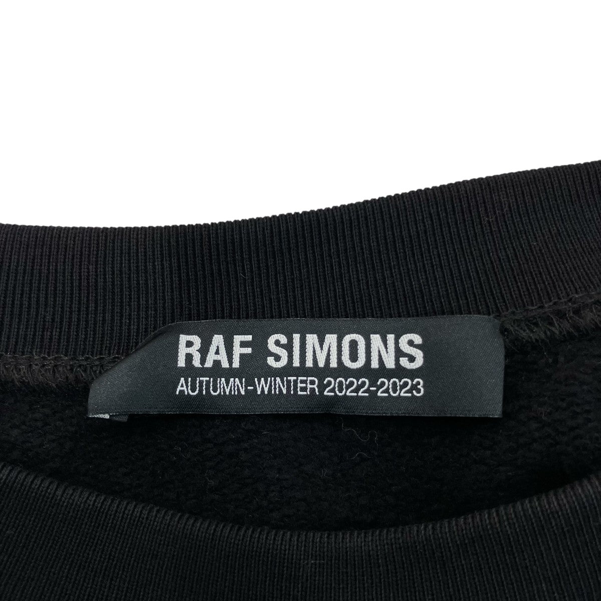 RAF SIMONS 22AW「DESTROYED CREW NECK SWEAT ALTERED REALITY PRINT」プリントスウェット222 M168 古着・中古-5枚目のアイテム画像