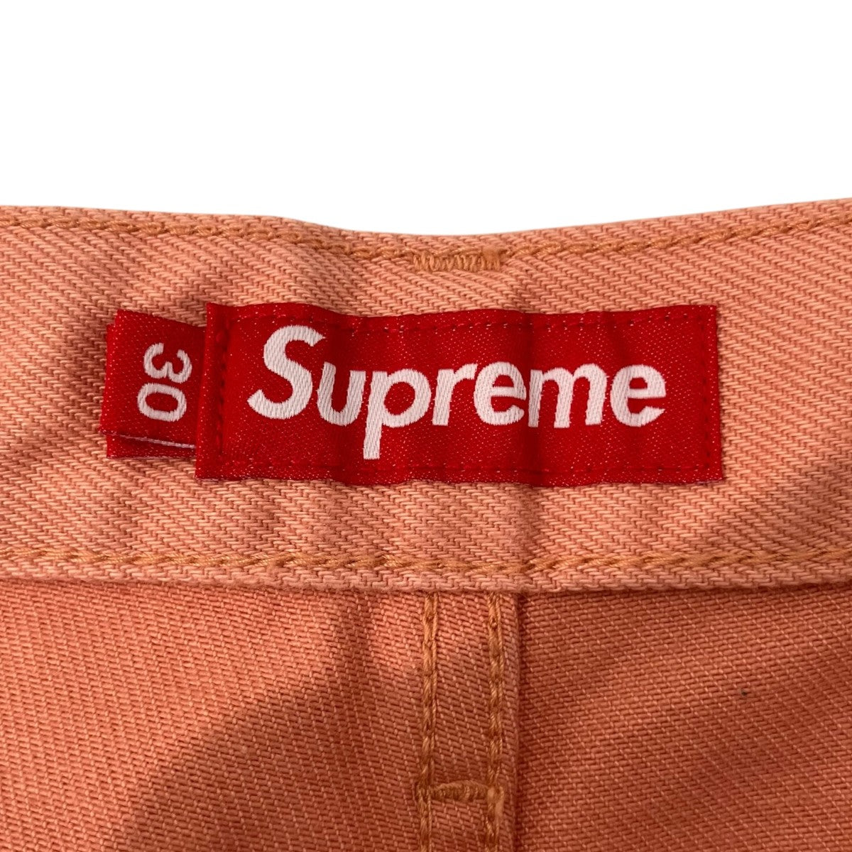 Supreme 24ss「Baggy Jean Dusty Peach」バギーデニムパンツ 古着・中古-5枚目のアイテム画像
