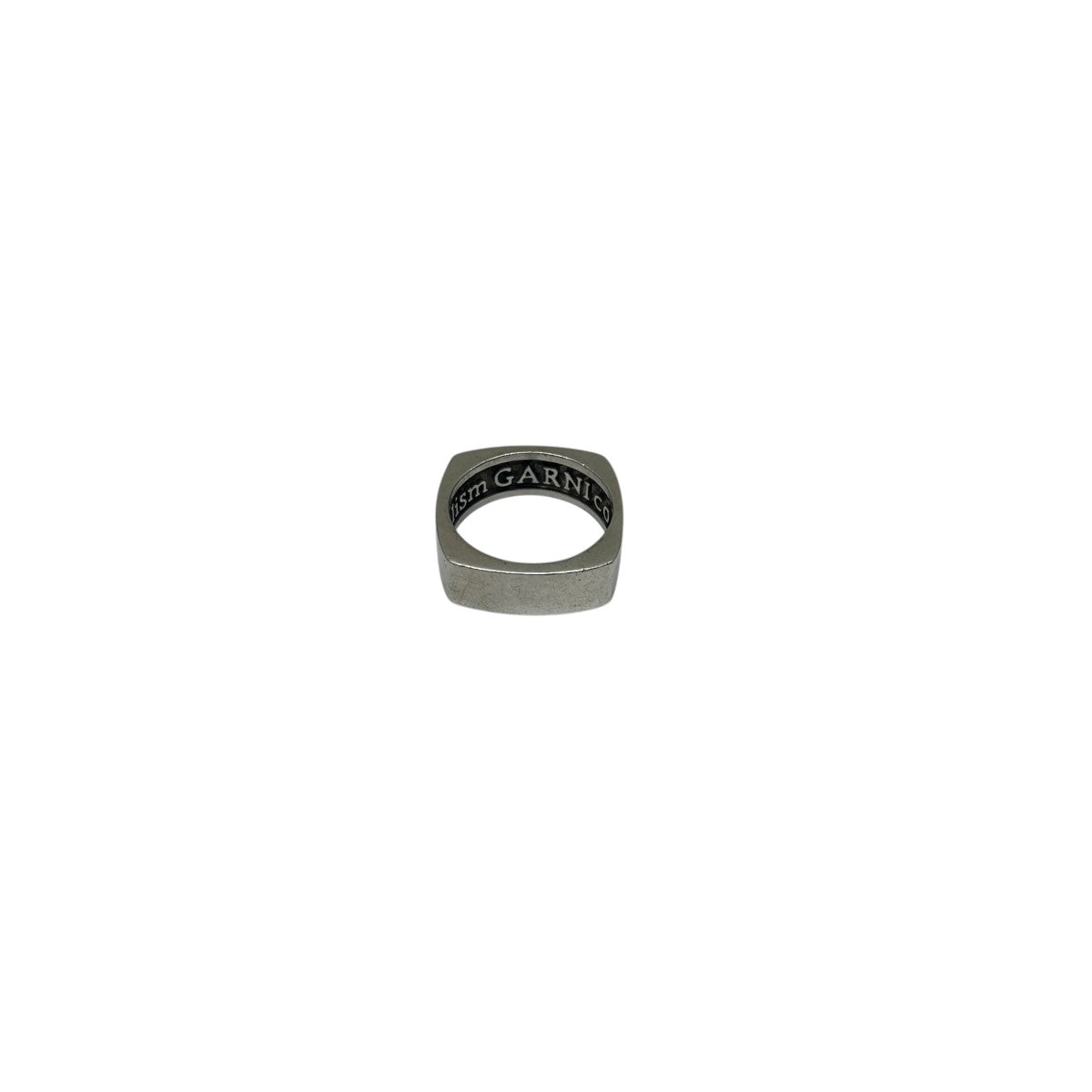 GARNI シルバースクエアリング 古着・中古-1枚目のアイテム画像