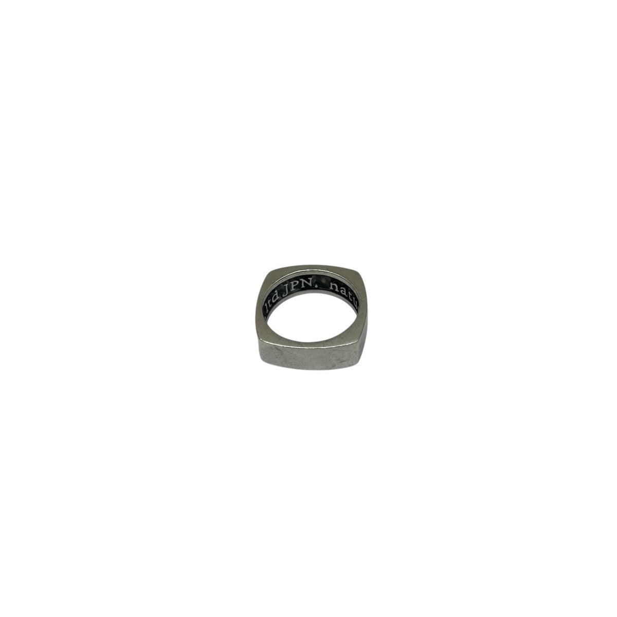 GARNI シルバースクエアリング 古着・中古-3枚目のアイテム画像