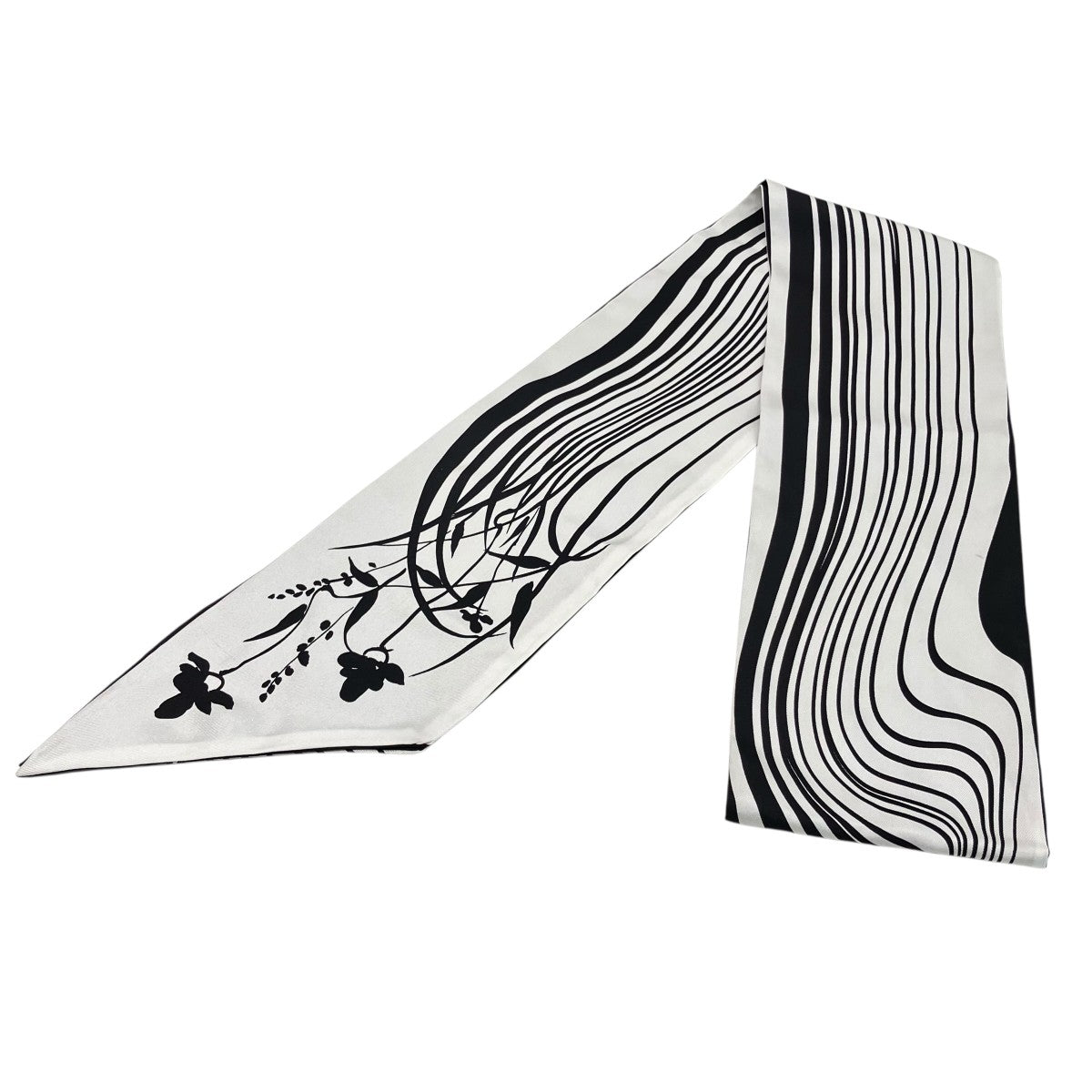 mame kurogouchi(マメクロゴウチ) 「Hand Printed Rectangle Silk