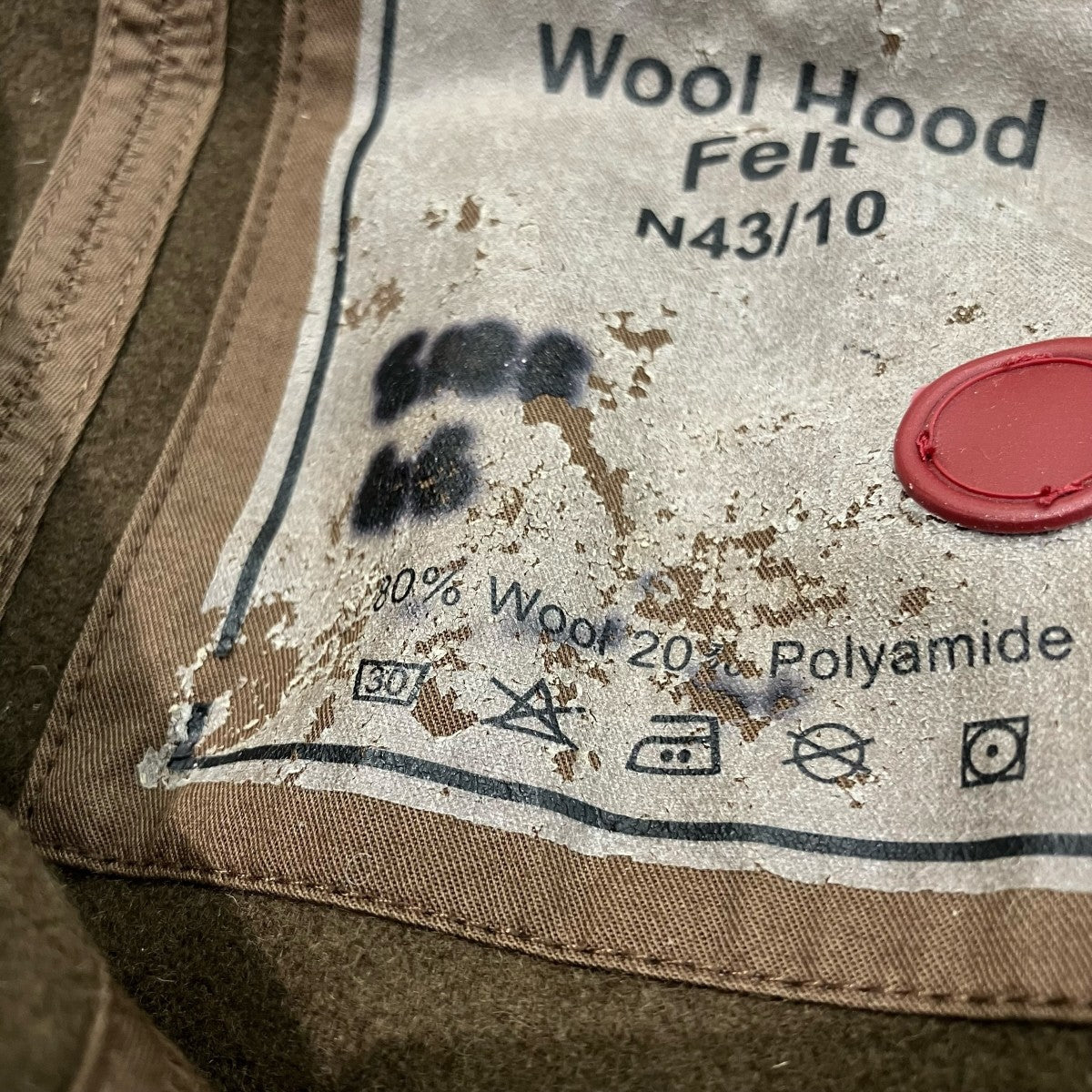 「WOOL HOOD FELT」ライナーフードTC H0103