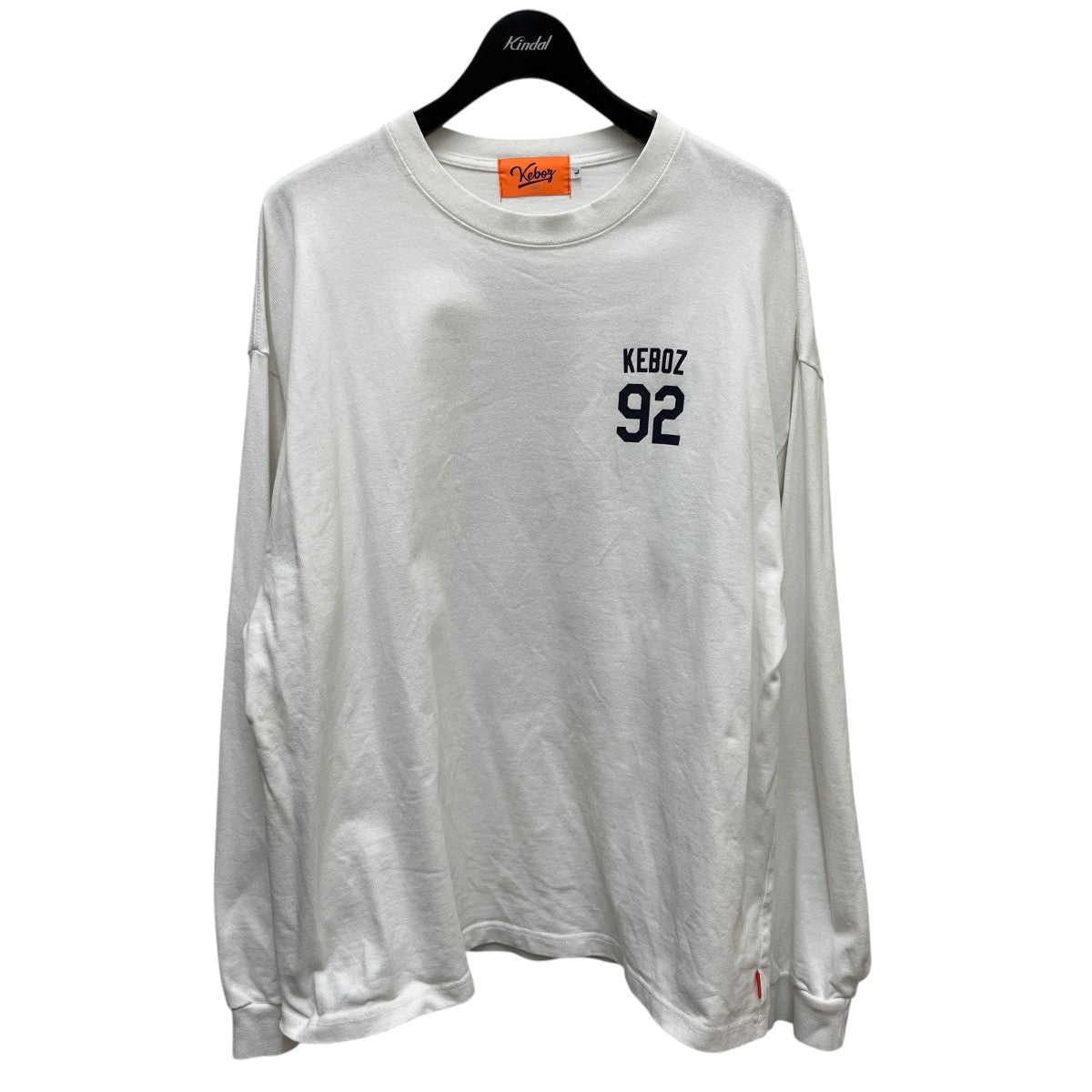 KEBOZ ホワイト 長袖 ウォームアップウェア KEBOZ(ケボズ) 長袖Tシャツ ホワイト サイズ L｜【公式】カインドオル