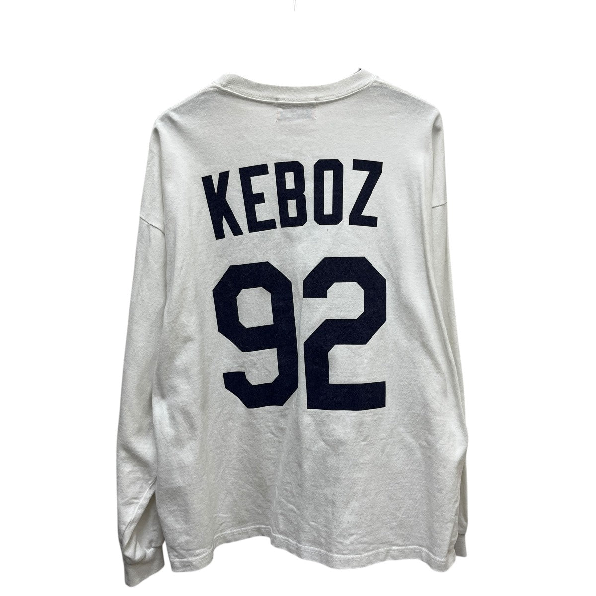 KEBOZ ホワイト 長袖 ウォームアップウェア KEBOZ(ケボズ) 長袖Tシャツ ホワイト サイズ L｜【公式】カインドオル