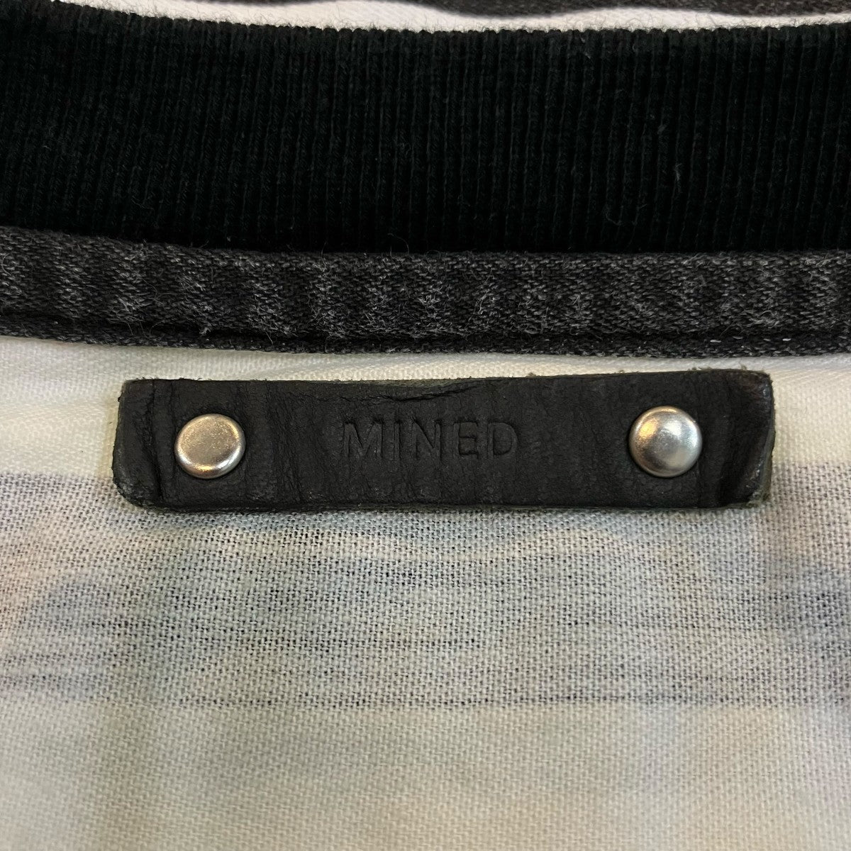MINEDENIM ボーダーTシャツ1805 3002 07 022 古着・中古-5枚目のアイテム画像