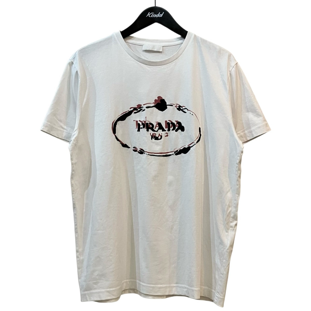 PRADA ロゴ刺繍TシャツUJN555 古着・中古-1枚目のアイテム画像