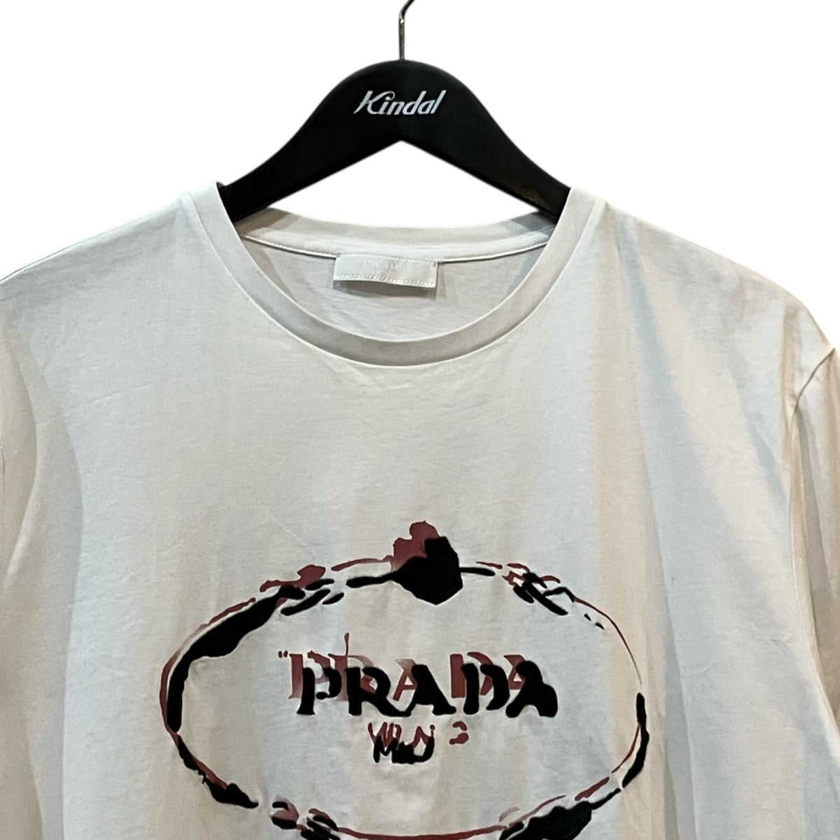 PRADA ロゴ刺繍TシャツUJN555 古着・中古-3枚目のアイテム画像