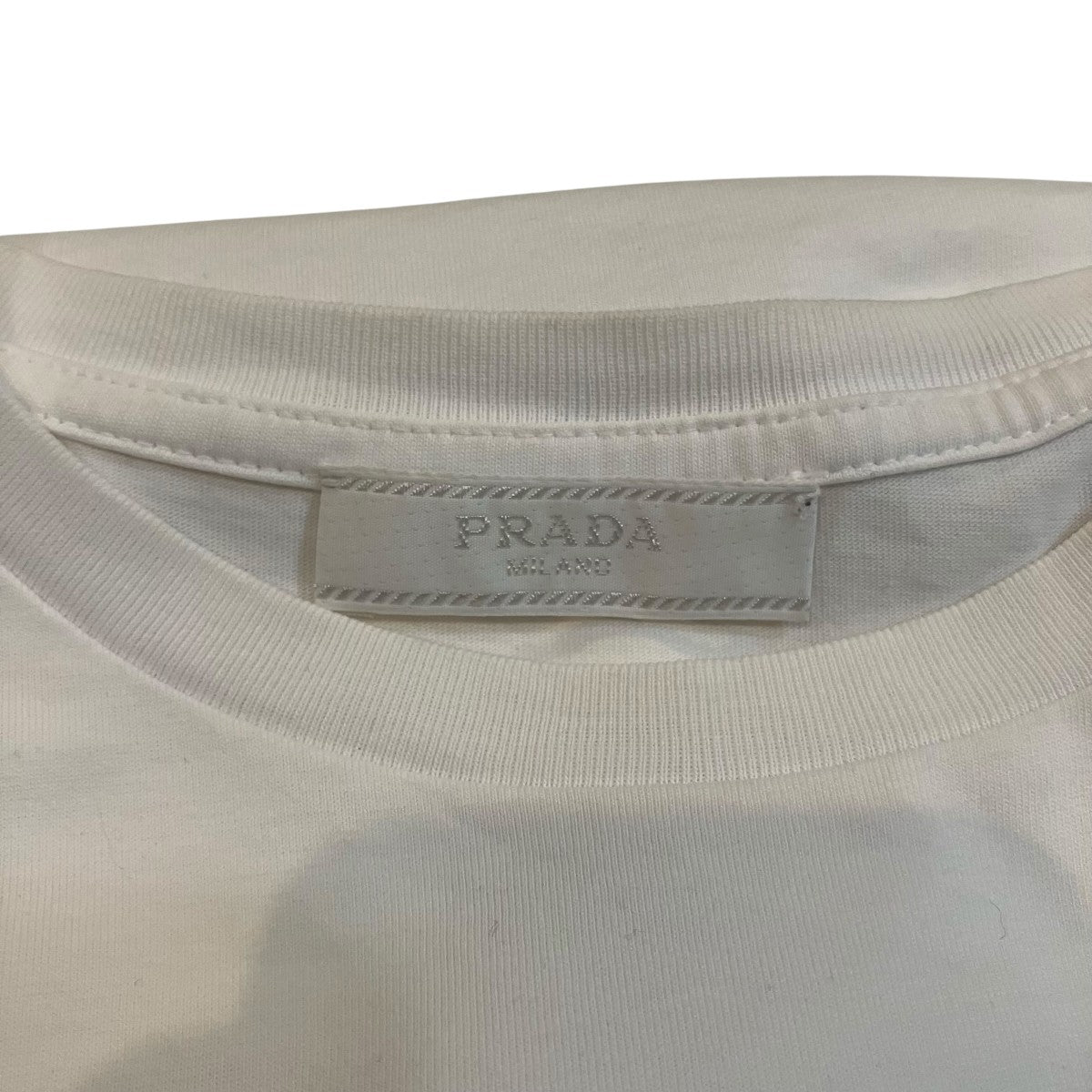 PRADA ロゴ刺繍TシャツUJN555 古着・中古-5枚目のアイテム画像