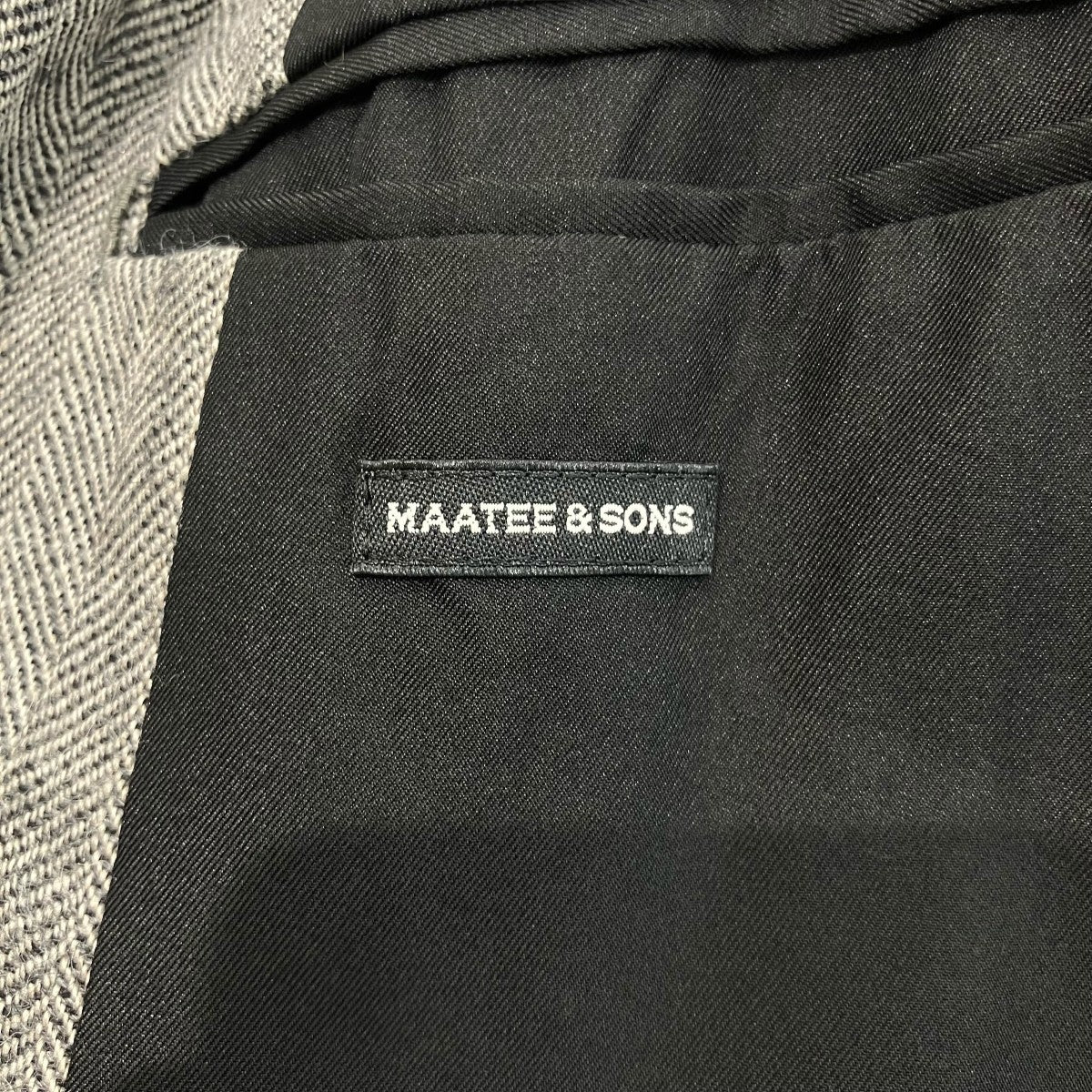 24AW「DOUBLE WASHED GATHER JACKET」ヘリンボーンダブルジャケットMT4303 0003A