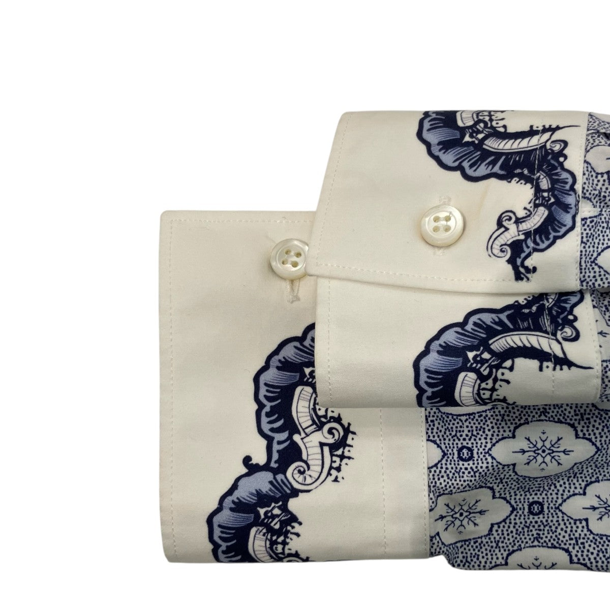 ALEXANDER McQUEEN フローラルプリントシャツ354124 354124 ホワイト