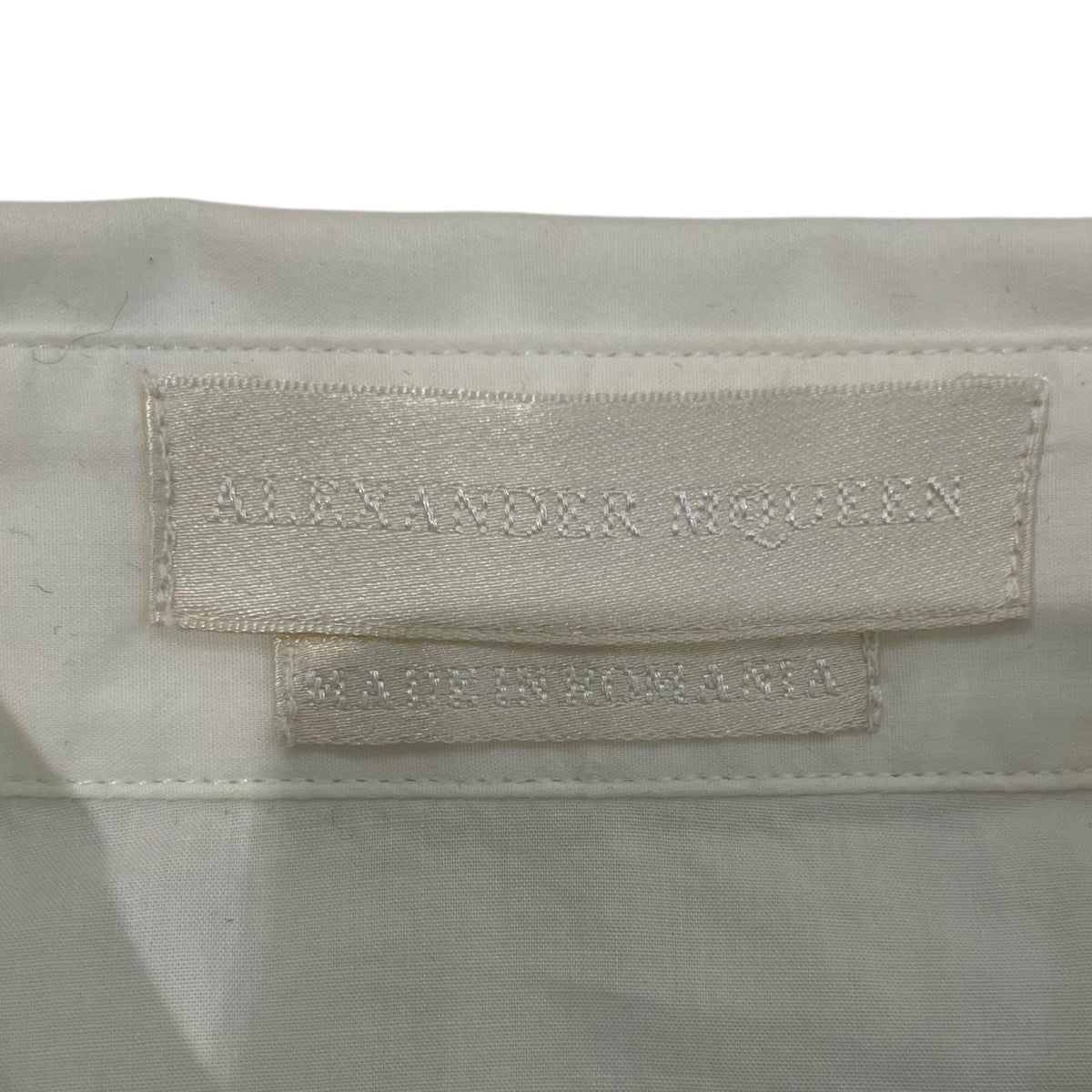ALEXANDER McQUEEN フローラルプリントシャツ354124 354124 ホワイト