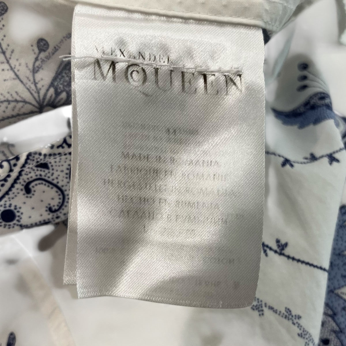 ALEXANDER McQUEEN フローラルプリントシャツ354124 古着・中古-6枚目のアイテム画像