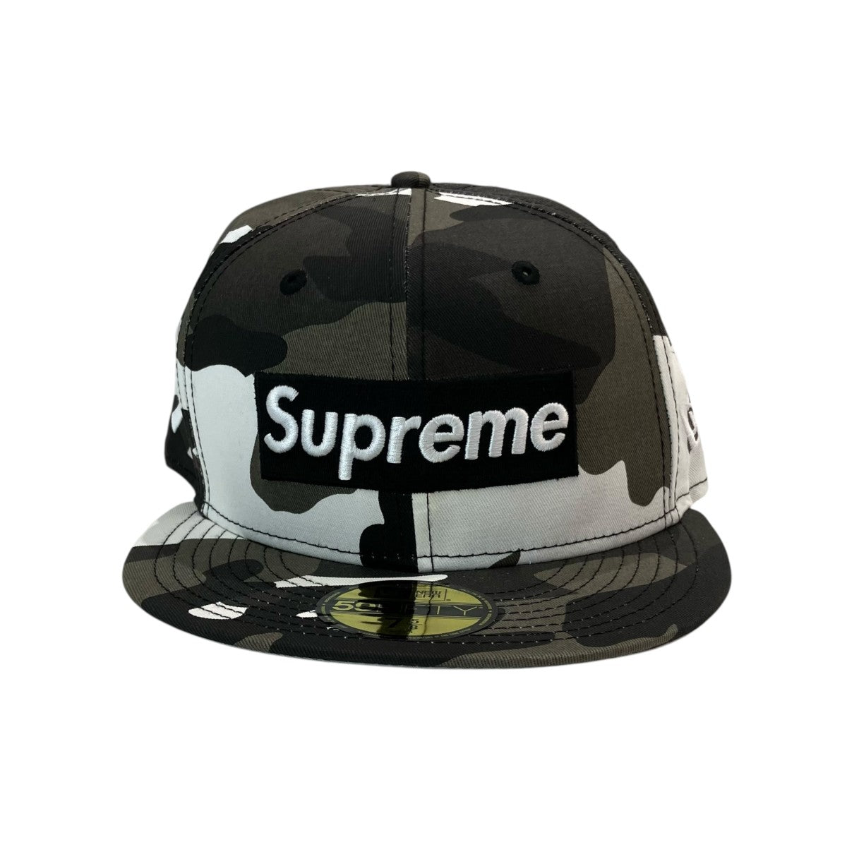 Supreme×New Era 25AW「MLB Team Box Logo」キャップ カーキ×グレー