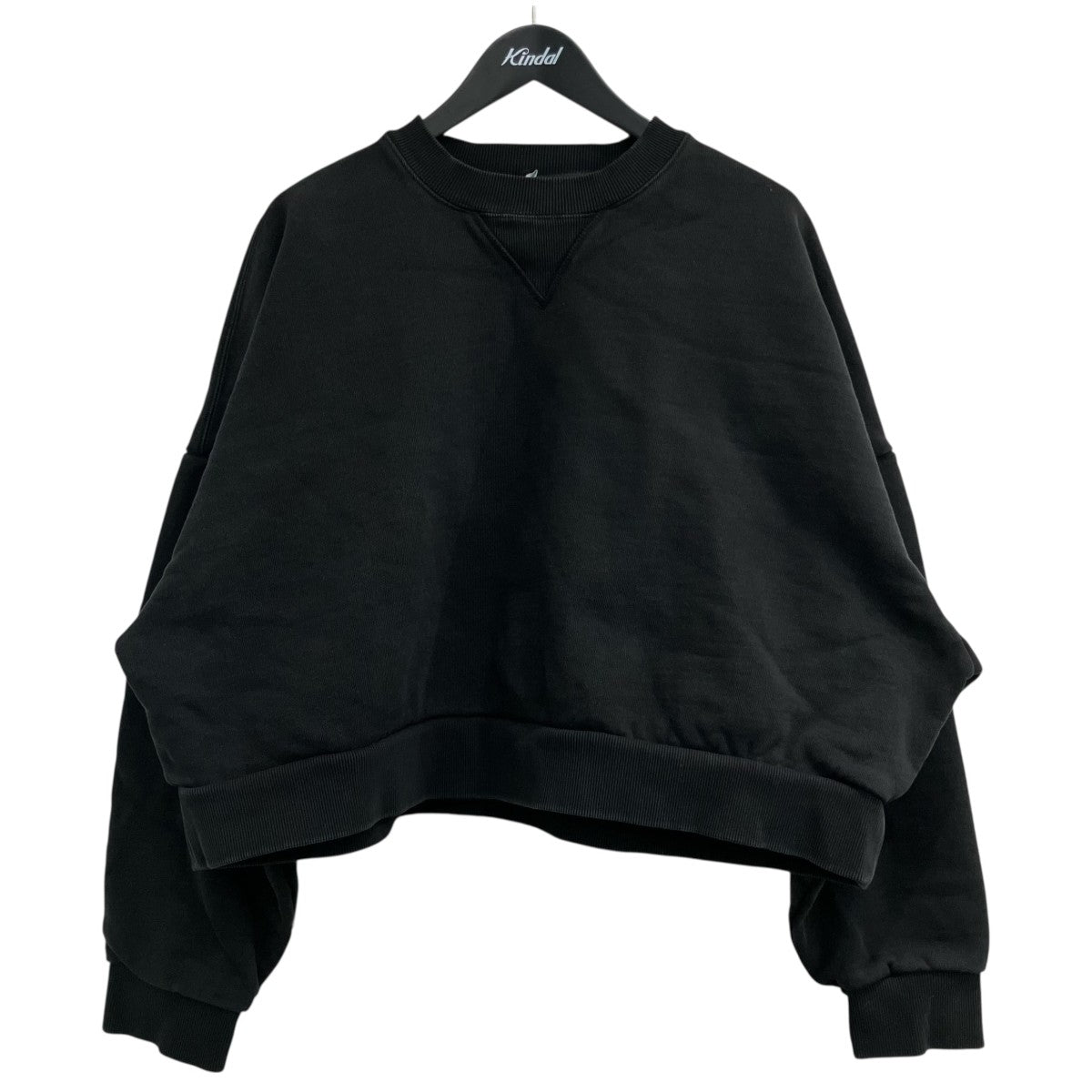 ENTIRE STUDIOS 「BOX CREW WASH」ウォッシュ加工ショート丈スウェットES2126 古着・中古-1枚目のアイテム画像