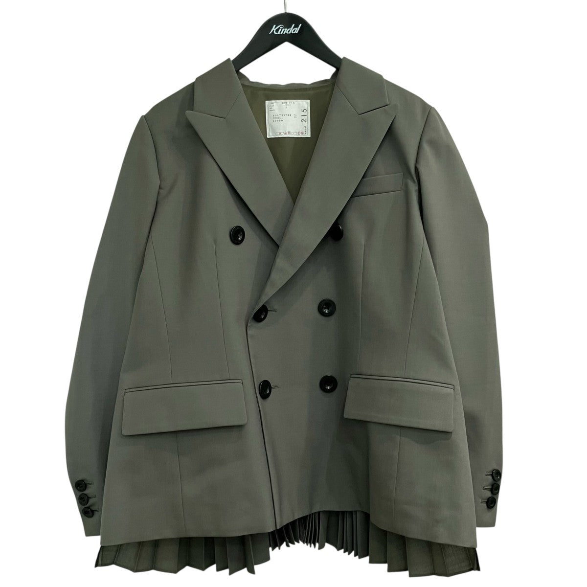 「Suiting Jacket」バックプリーツジャケットSCW 215