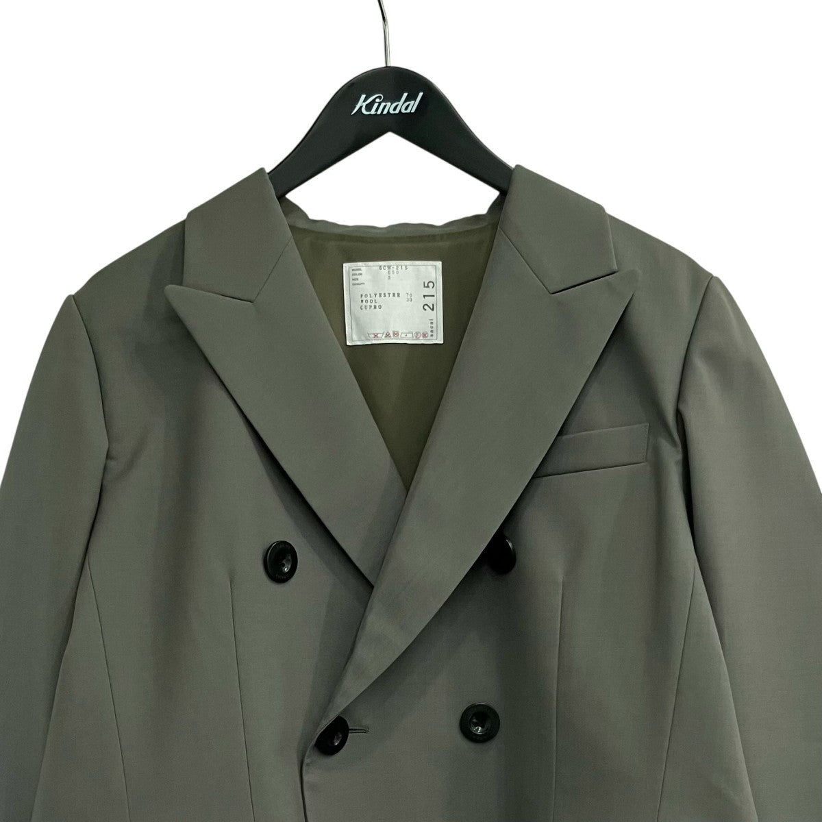 「Suiting Jacket」バックプリーツジャケットSCW 215