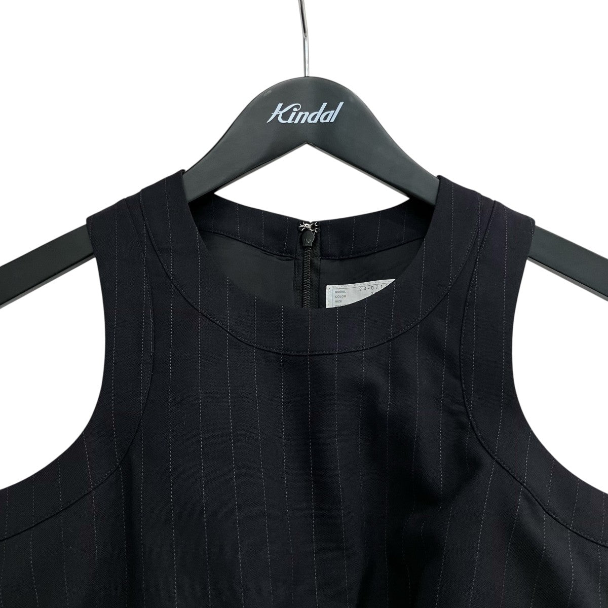 「Chalk Stripe Cropped Tank Top」チョークストライプクロップドタンクトップ24 07120