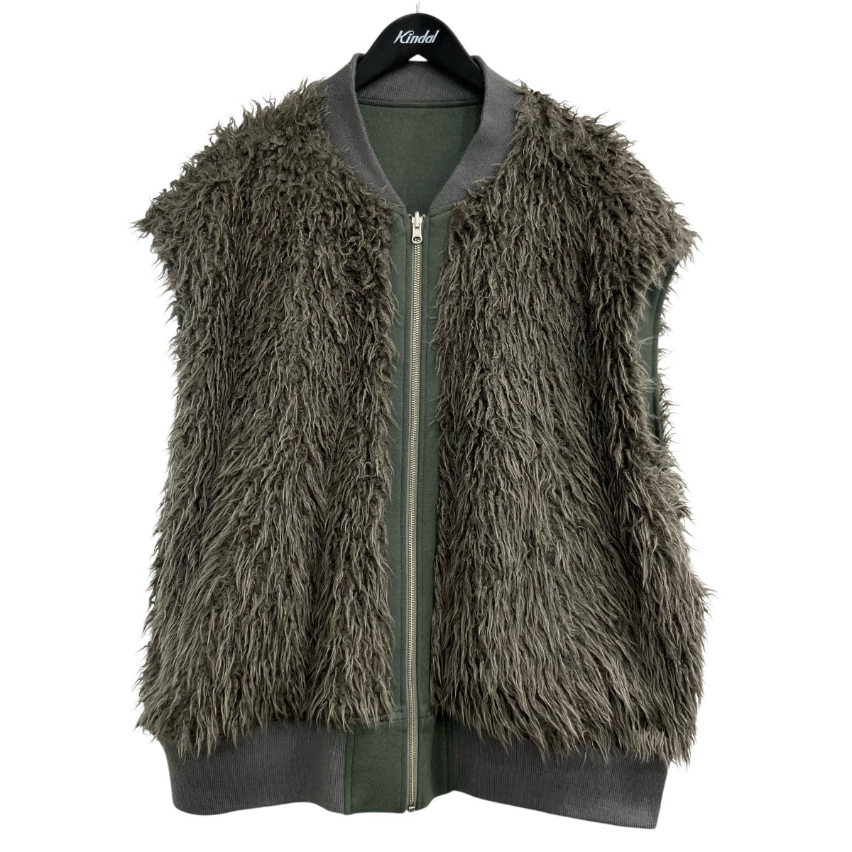 「WOOL PONCH ZIP UP VEST」リバーシブルベスト22FWP02