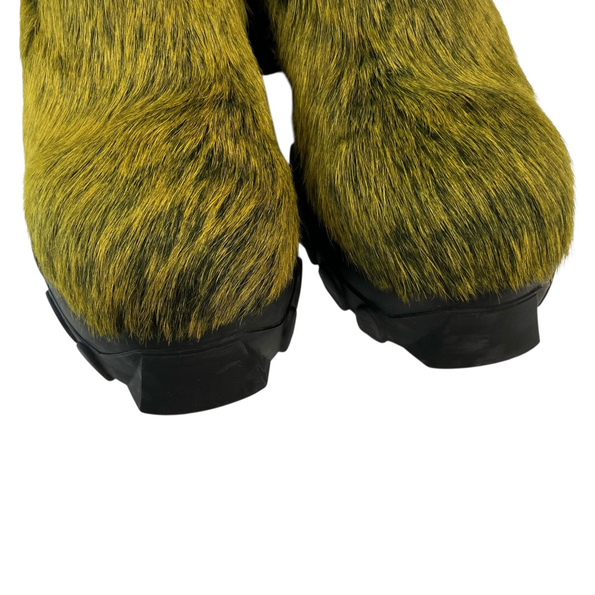 RICK OWENS 「BEATLE BOZO TRACTOR」ハラコサイドゴアブーツRU02C7881 LHLCEC 古着・中古-3枚目のアイテム画像