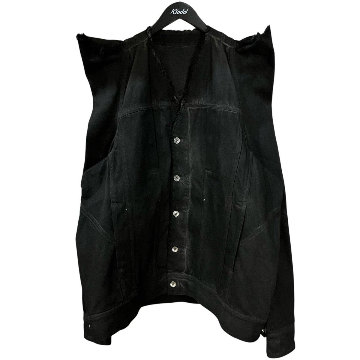 RICK OWENS 「TEC WORKER」デニムワーカージャケットRR01D3719 DK 古着・中古-1枚目のアイテム画像