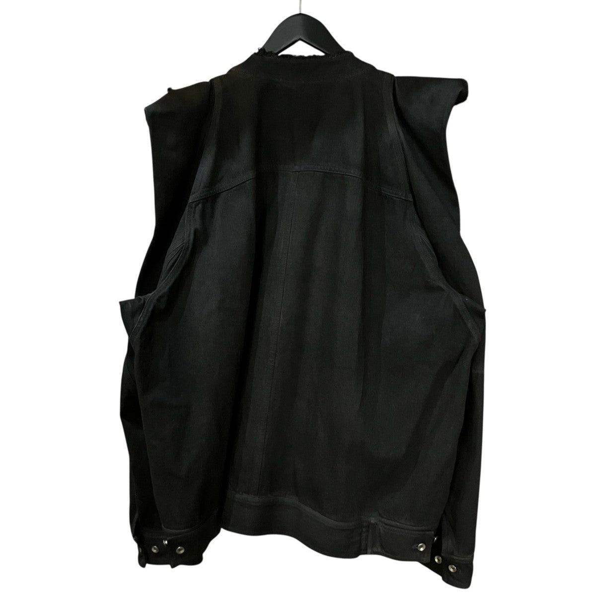 RICK OWENS 「TEC WORKER」デニムワーカージャケットRR01D3719 DK 古着・中古-2枚目のアイテム画像