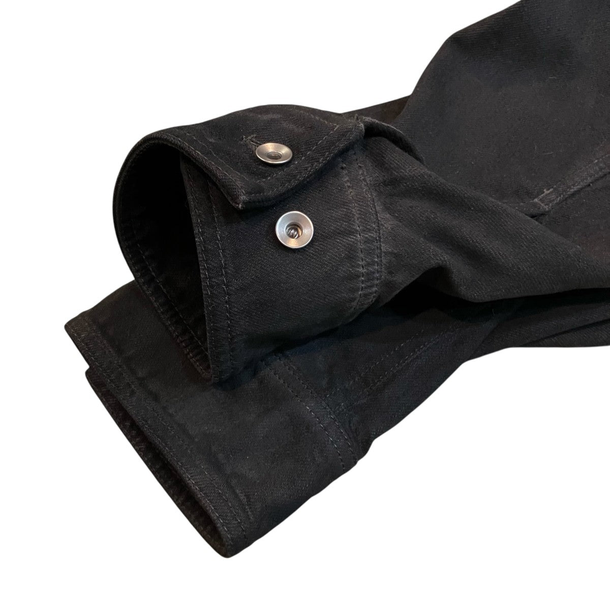 RICK OWENS 「TEC WORKER」デニムワーカージャケットRR01D3719 DK 古着・中古-4枚目のアイテム画像