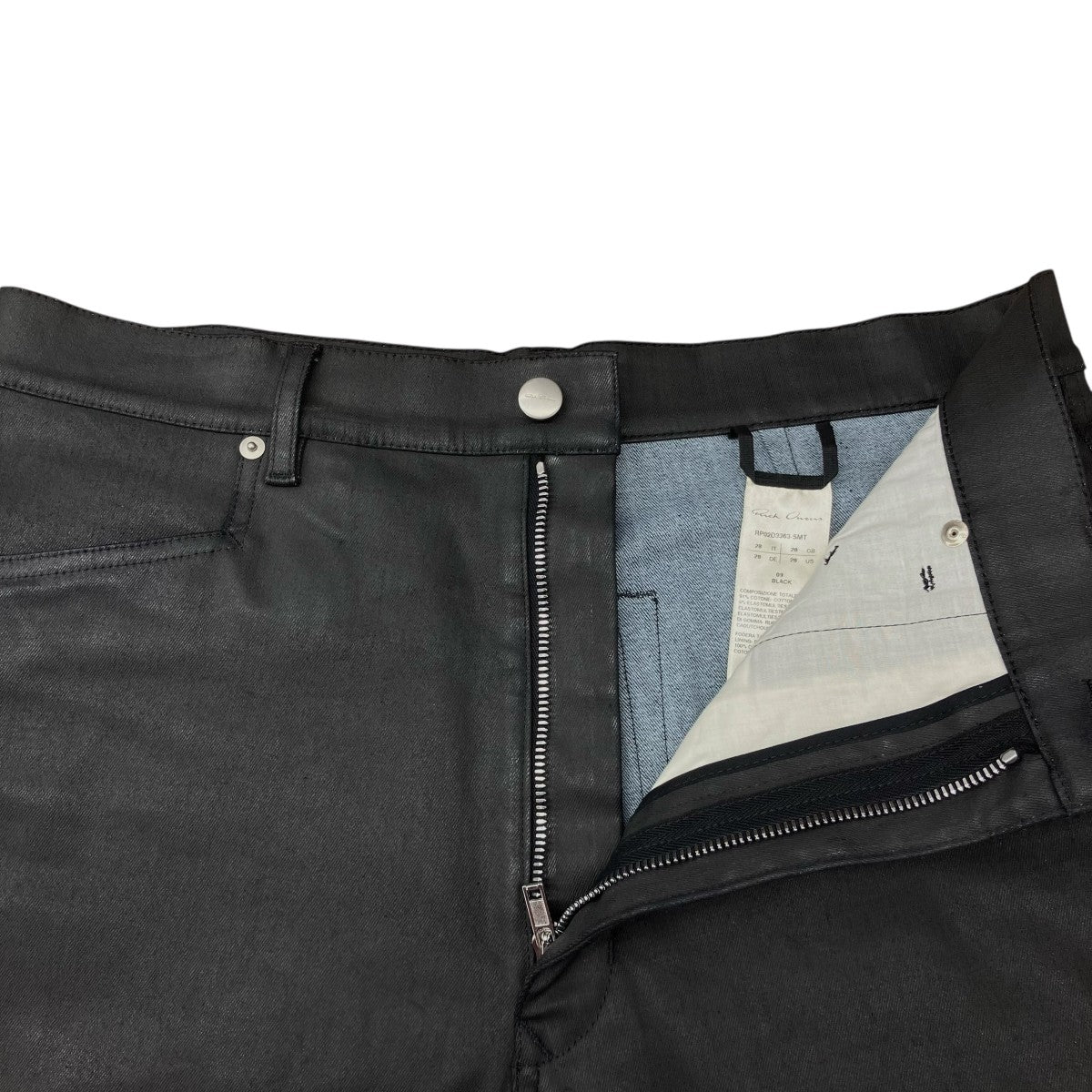 RICK OWENS 「SLIVERED SKIRT」デニムスカートRP02D3363 SMT 古着・中古-3枚目のアイテム画像