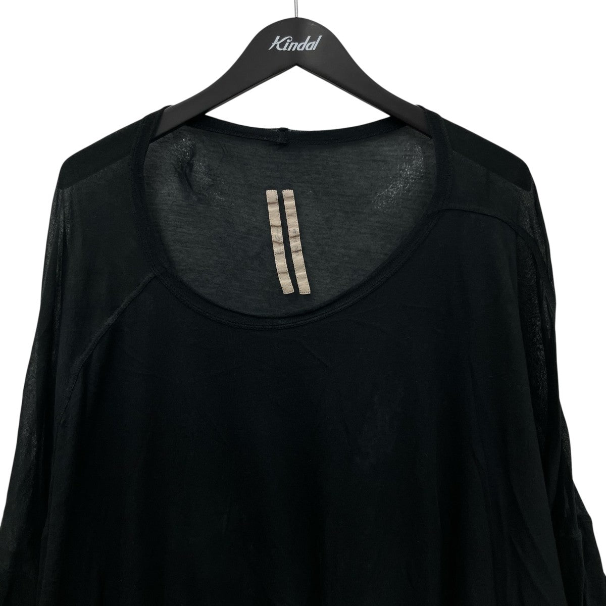RICK OWENS 「TOMMY T」ワイド半袖カットソーRR01D3283 UC 古着・中古-3枚目のアイテム画像