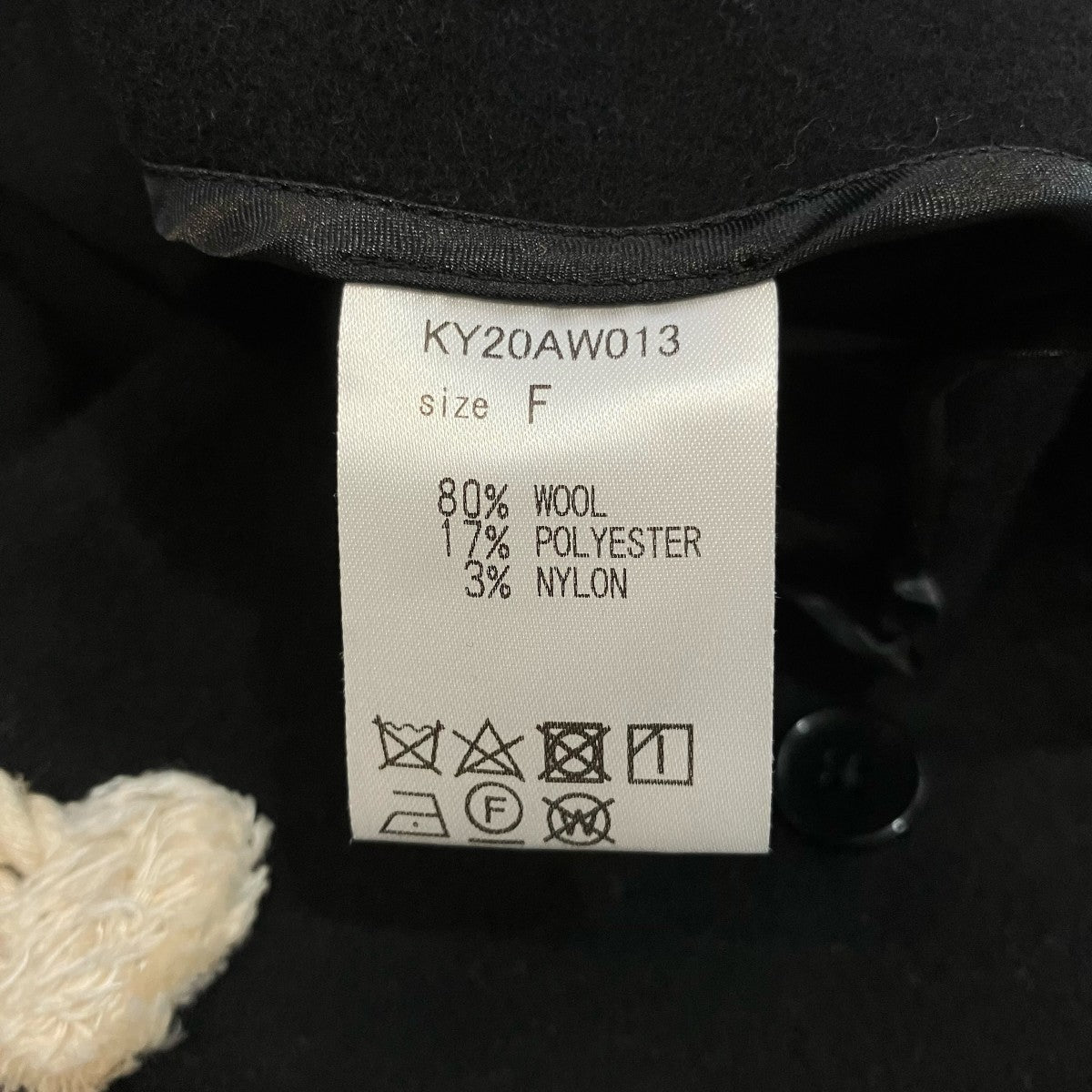 「Duffle Bolero」フーデッドダッフルボレロKY20AW013