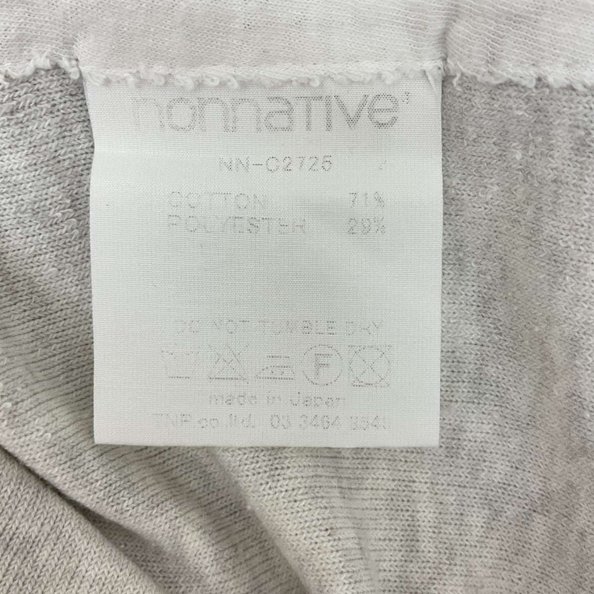 nonnative DWELLER CREW QS LOOSE-FIT-PILE半袖スウェットNN-C2725 古着・中古-6枚目のアイテム画像