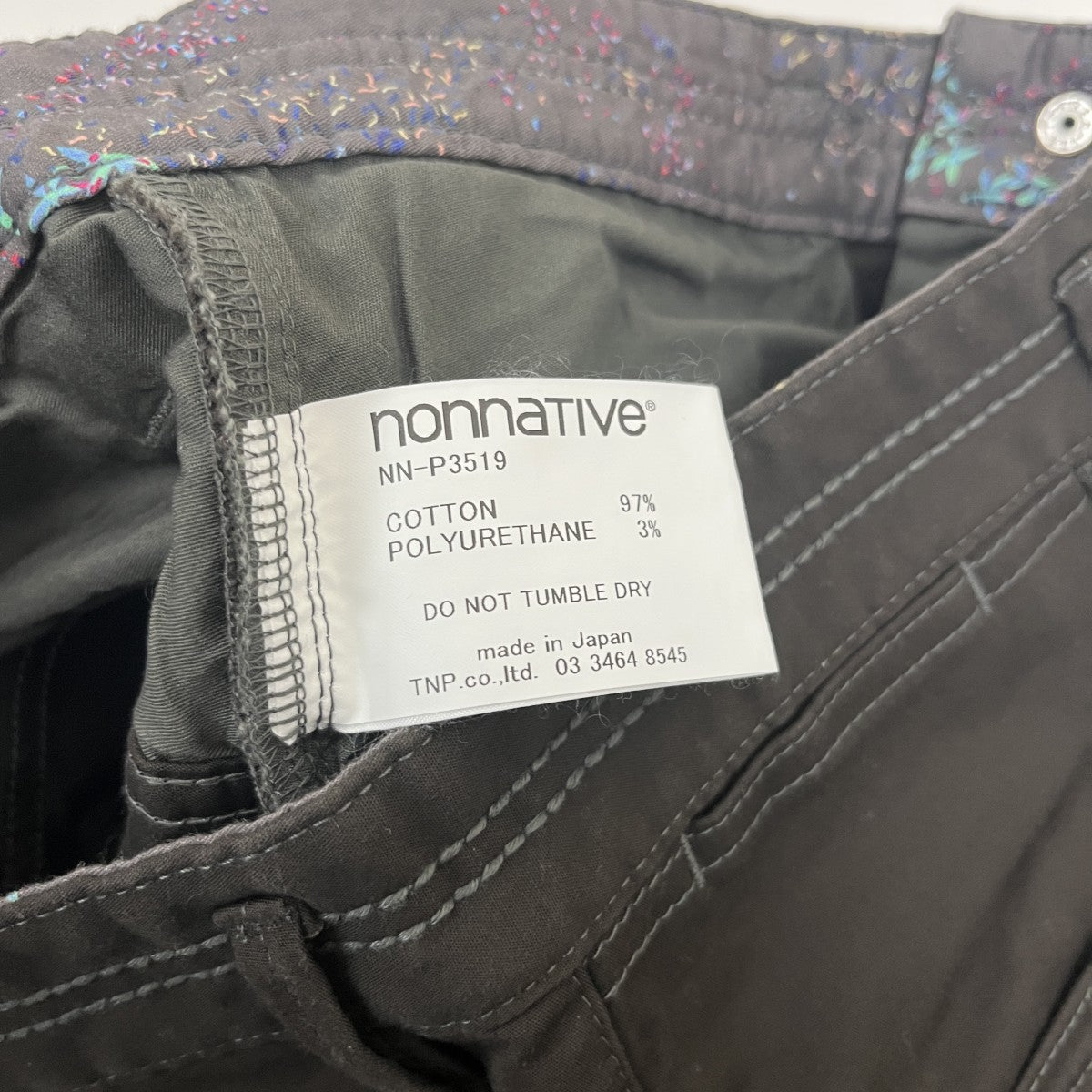nonnative DWELLER 5P JEANS DROPPED FIT C P DOUBLE CLOTH STRETCH5ポケットパンツNN-P3519 古着・中古-6枚目のアイテム画像