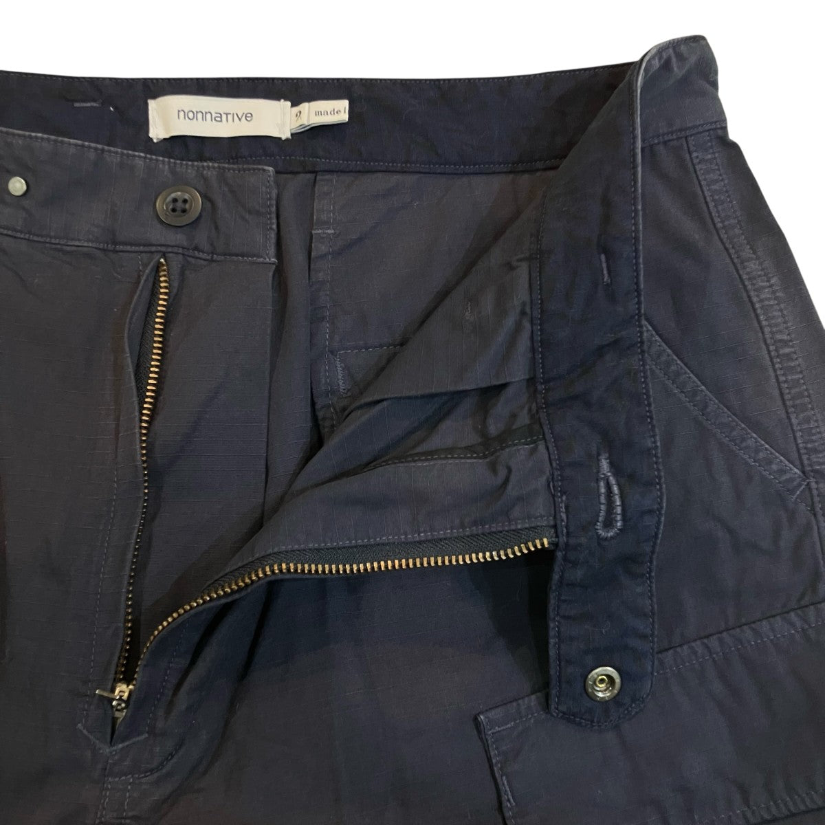 SOLDIER 6P EASY PANTS COTTON RIPSTOP OVERDYED カーゴパンツ