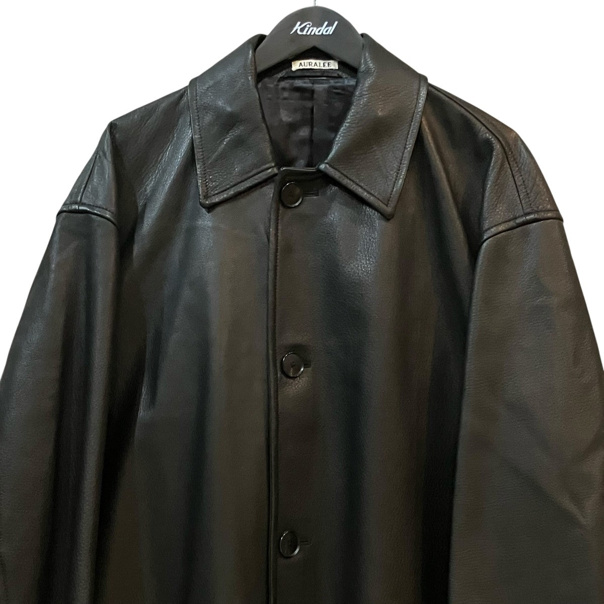 AURALEE(オーラリー) GOAT LEATHER COAT レザーカーコート A21AC02ES