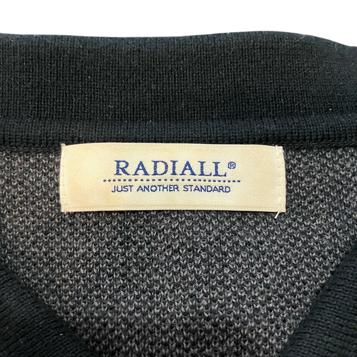 「LO LO POLO SWEATER L S」チェックポロニットRAD 24SS KNIT001
