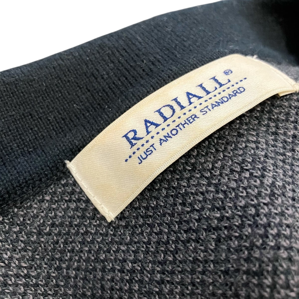 「LO LO POLO SWEATER L S」チェックポロニットRAD 24SS KNIT001