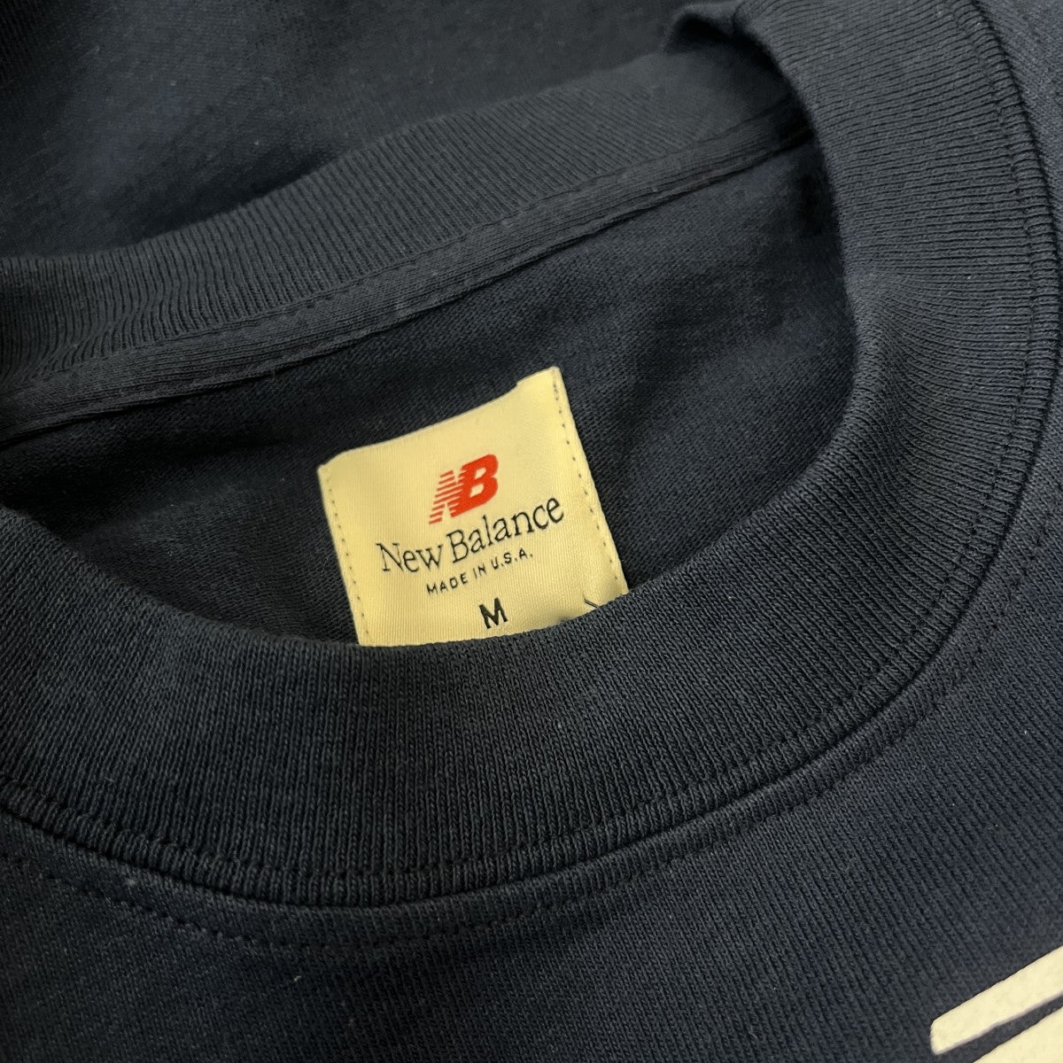 NEW BALANCE ロゴプリントTシャツMT21545 古着・中古-4枚目のアイテム画像