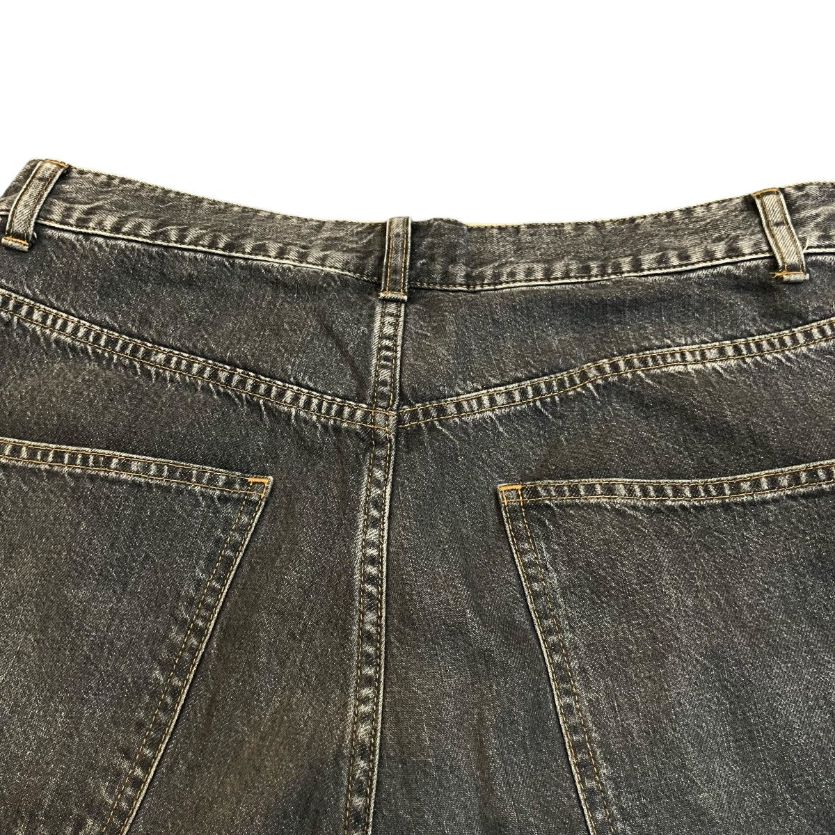JOHN LAWRENCE SULLIVAN 「WASHED DENIM SUPER WIDE PANTS」デニムパンツJLS 02 23 L 古着・中古-4枚目のアイテム画像
