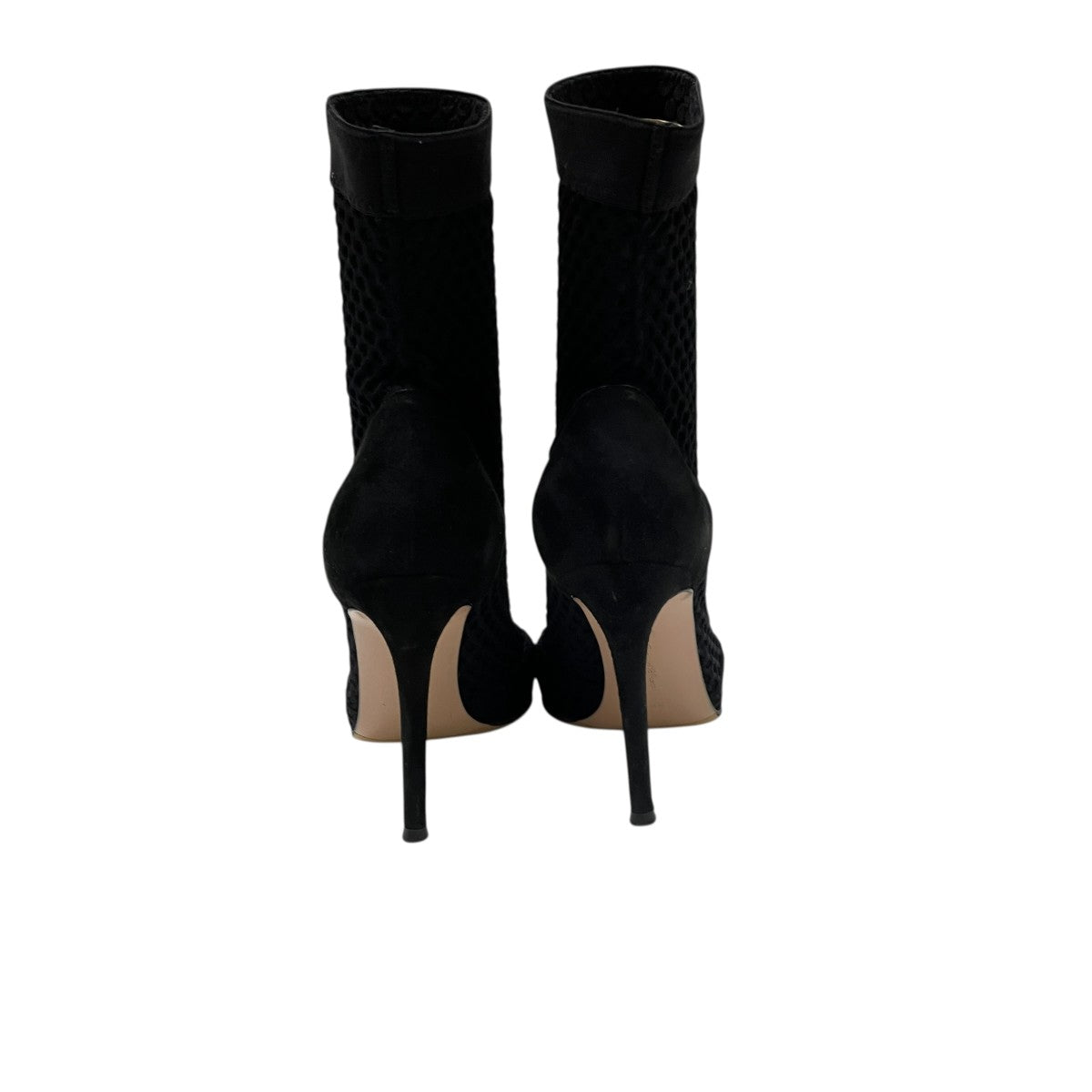 Gianvito Rossi Mesh Suede Vox Sock Knit Bootsソックスブーツ 古着・中古-2枚目のアイテム画像