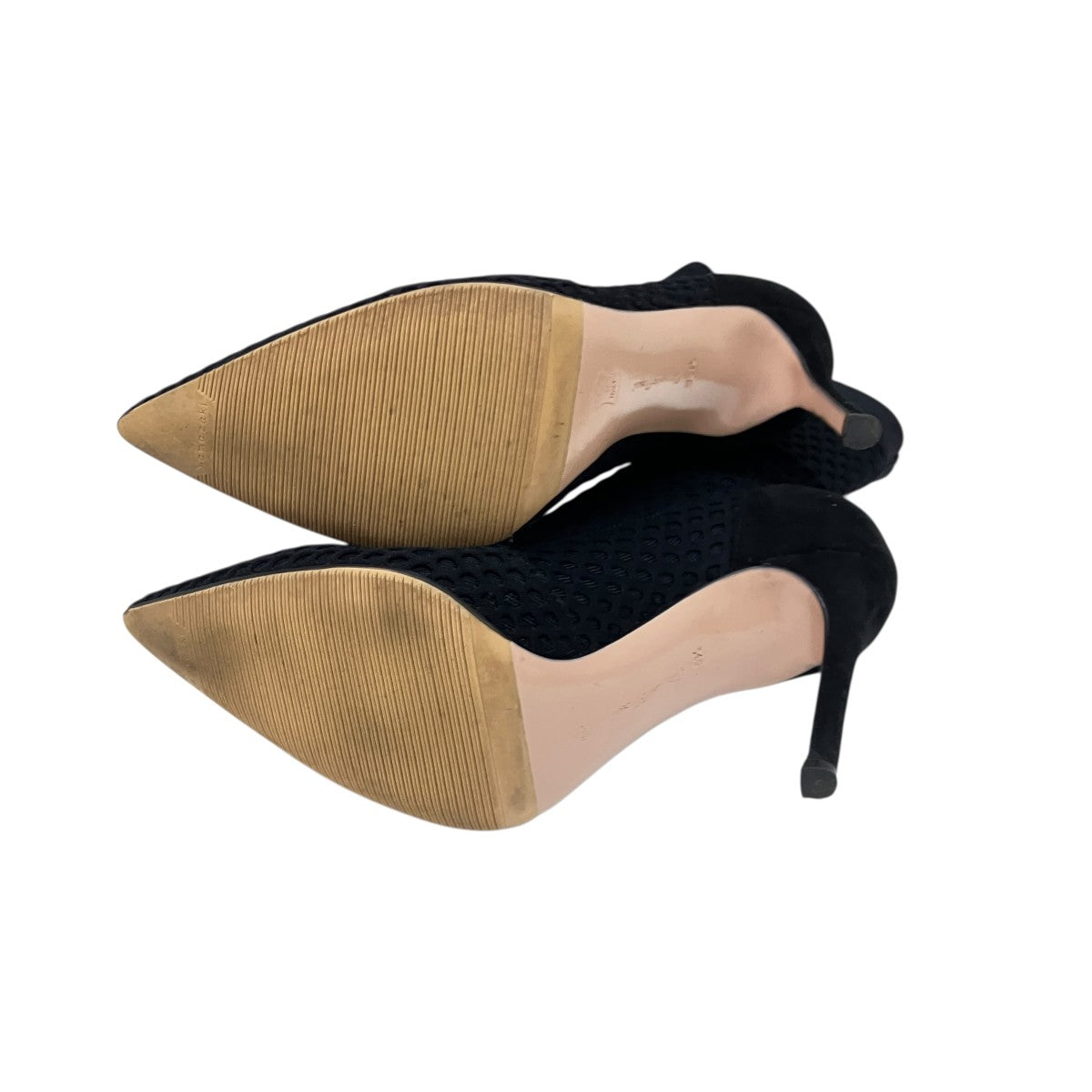 Gianvito Rossi Mesh Suede Vox Sock Knit Bootsソックスブーツ 古着・中古-4枚目のアイテム画像